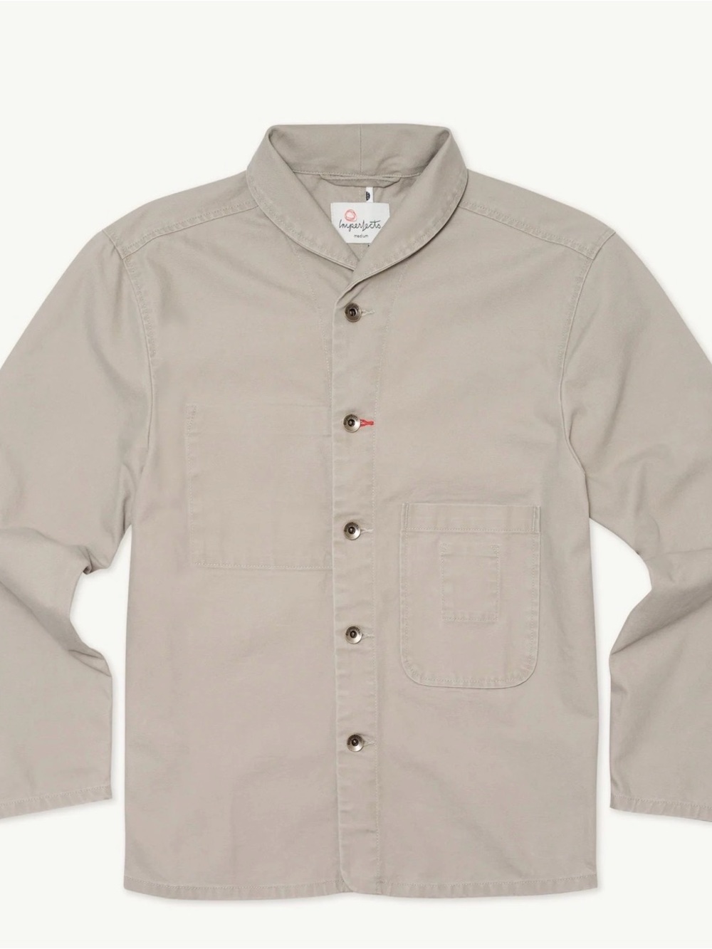 Imperfects grey/cream Shepherd Jacket